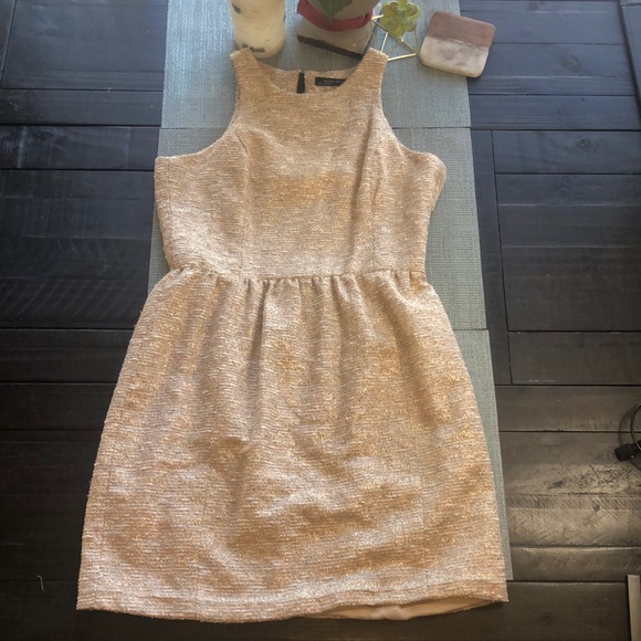 #9 ⚜️ Sparkly Metallic Retro Gold Mini Dress ⚜️ - Picture 8 of 17